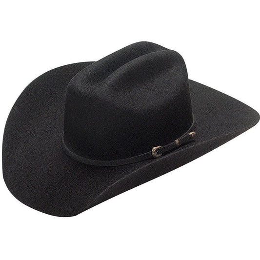 Cattleman Crown 4" Brim | Black
