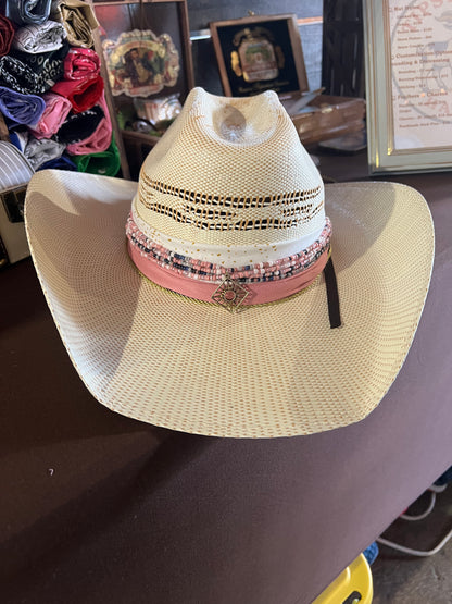 Straw Cowboy Hat, custom fit and styled